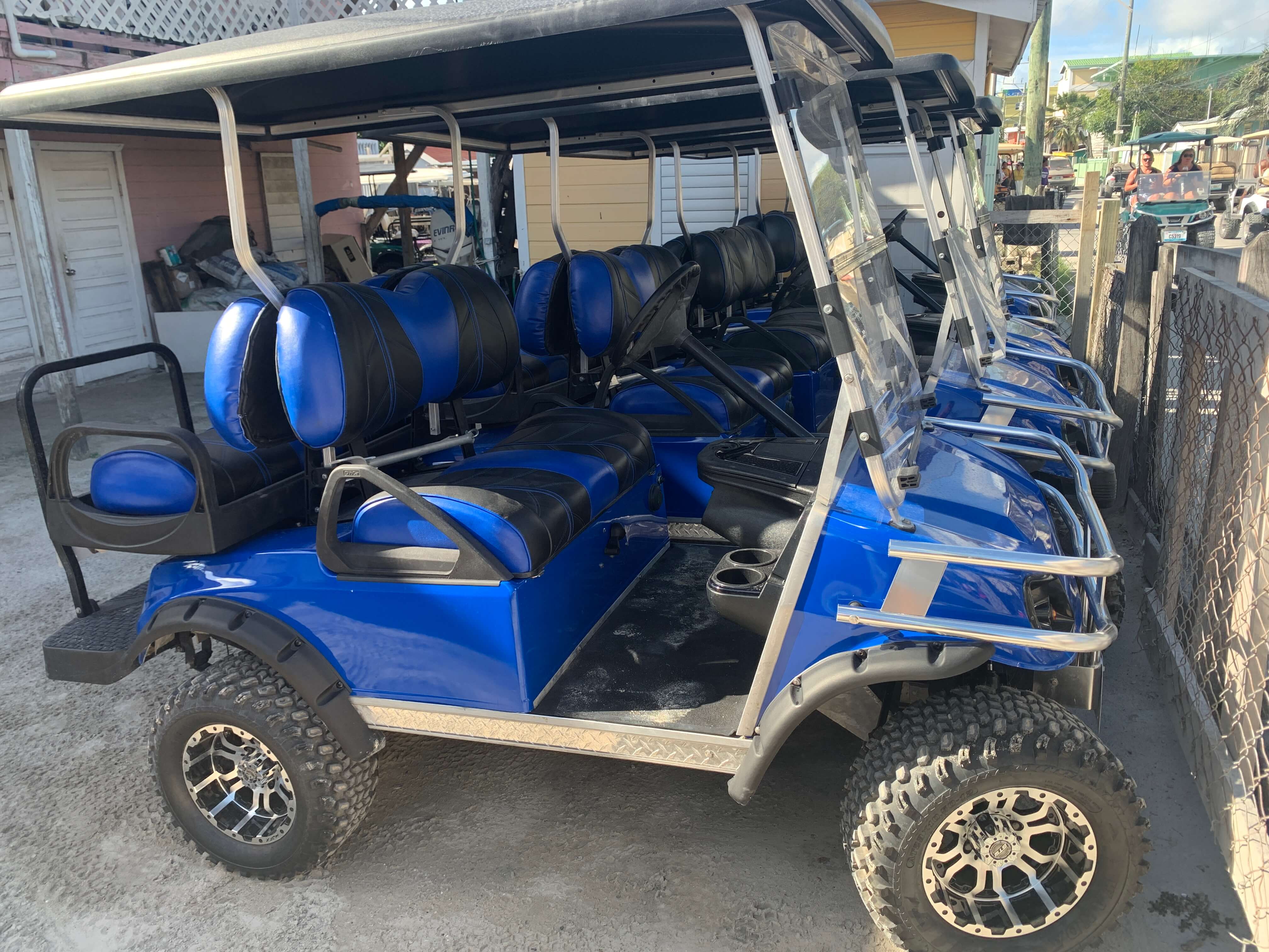 Deluxe Golf Cart Rental team in San Pedro, Belize